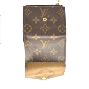 Louis Vuitton Monogram Small Leather Case in Brown/Tan